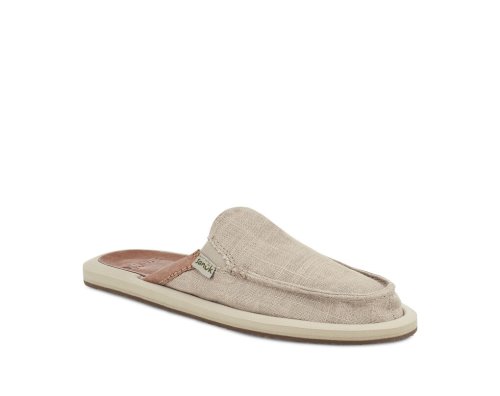 Chaussures Sanuk You Got My Back Hemp Slipper Femme - Beige FABJXI761